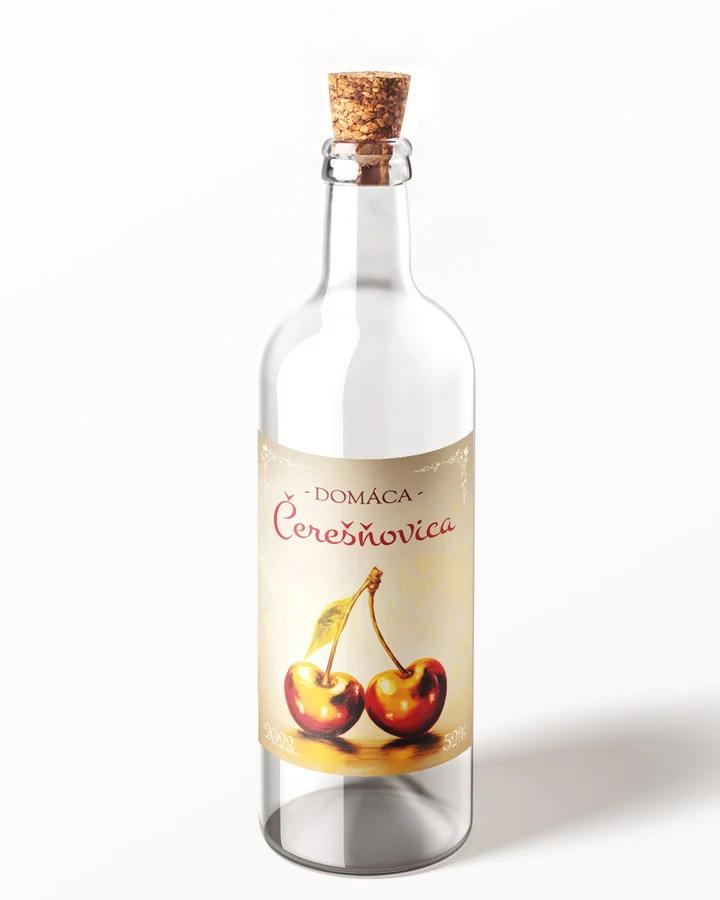 Etikety na pálenku Čerešňovicu 01 1/3