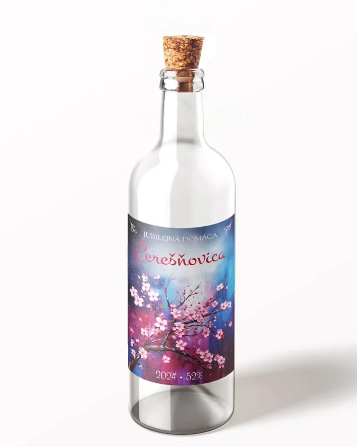 Etikety na pálenku Čerešňovicu 04 1/3