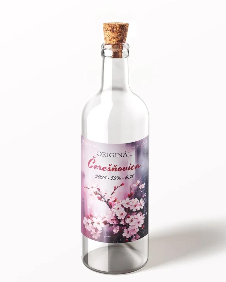 Etikety na pálenku Čerešňovicu 05 1/3