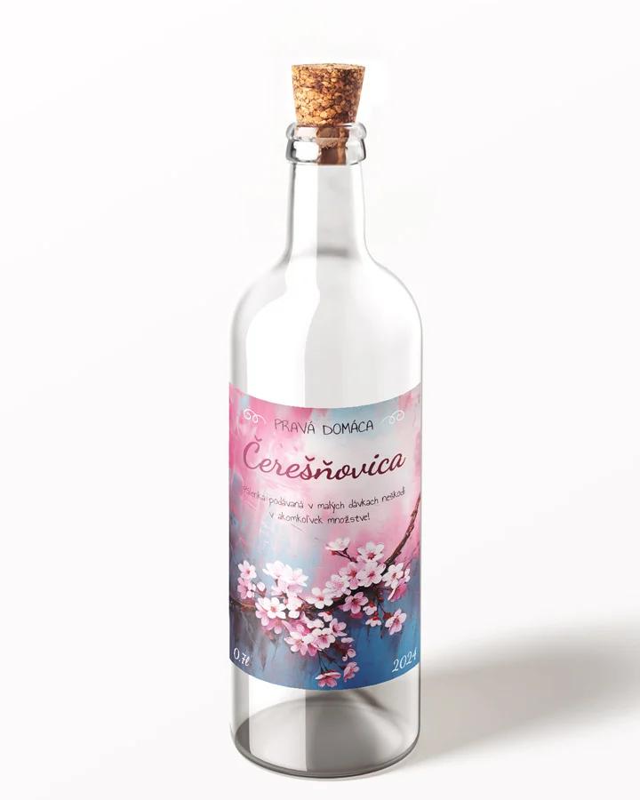 Etikety na pálenku Čerešňovicu 06 1/3
