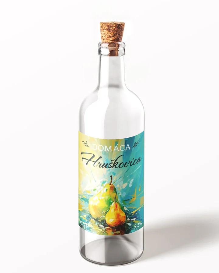 Etikety na pálenku Hruškovica 01 1/3