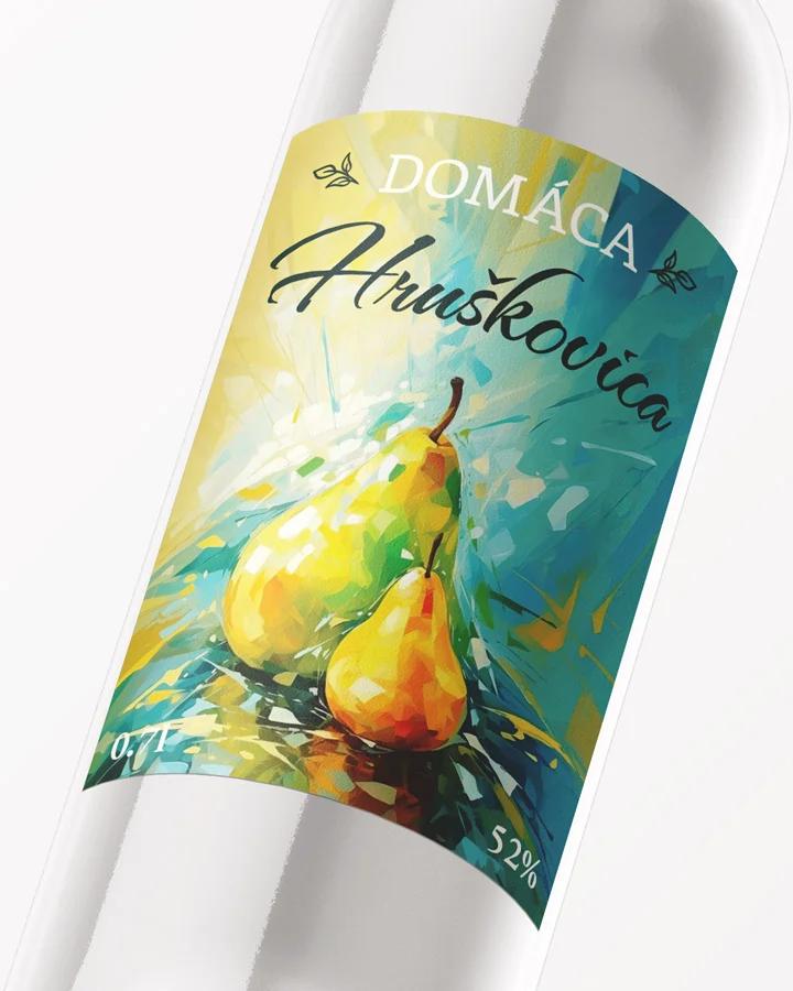 Etikety na pálenku Hruškovica 01 2/3