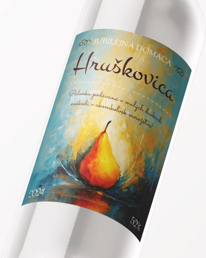 Etikety na pálenku Hruškovica 02 2/3