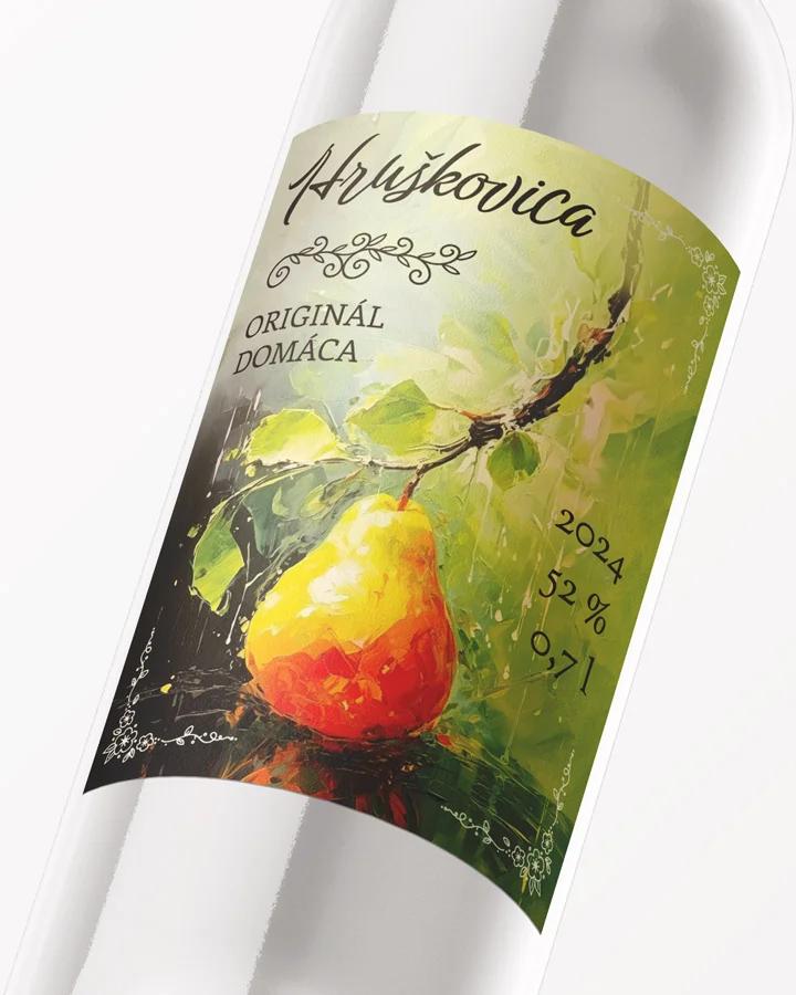 Etikety na pálenku Hruškovica 04 2/3