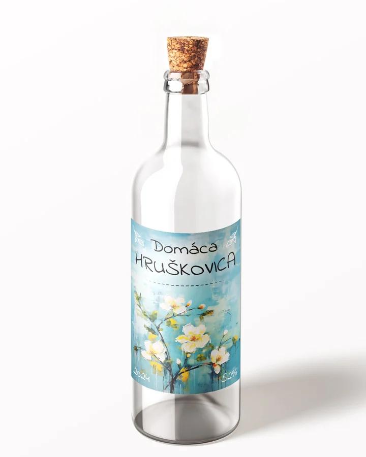 Etikety na pálenku Hruškovica 06 1/3