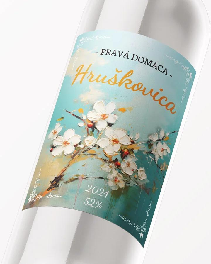 Etikety na pálenku Hruškovica 07 2/3