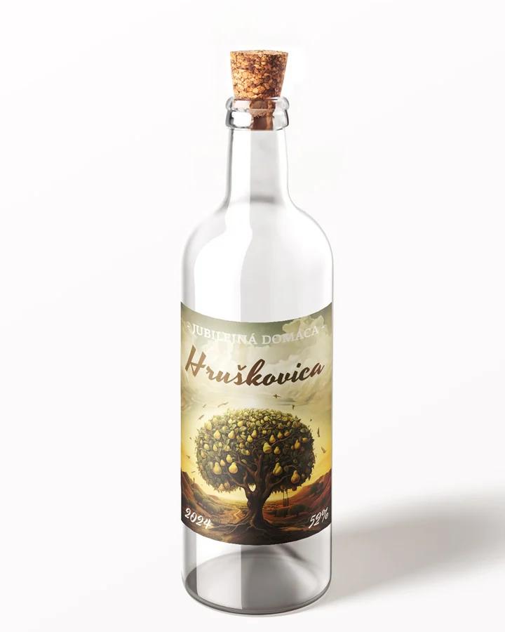 Etikety na pálenku Hruškovica 08 1/3