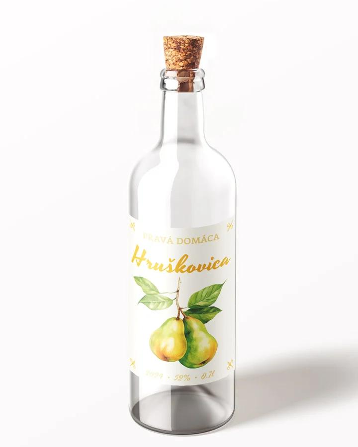 Etikety na pálenku Hruškovica 09 1/3