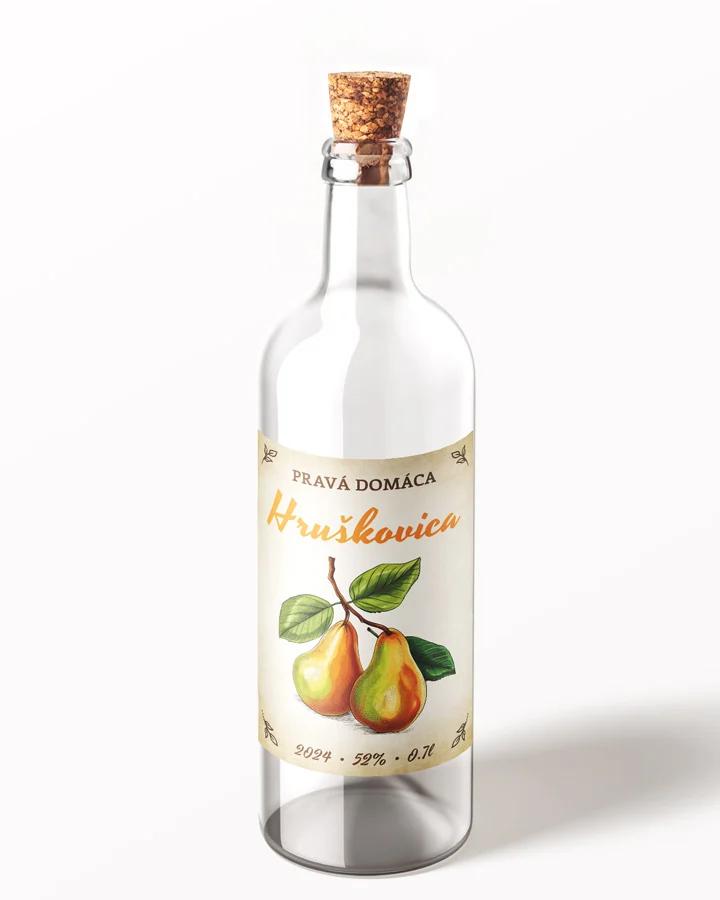Etikety na pálenku Hruškovica 10 1/3