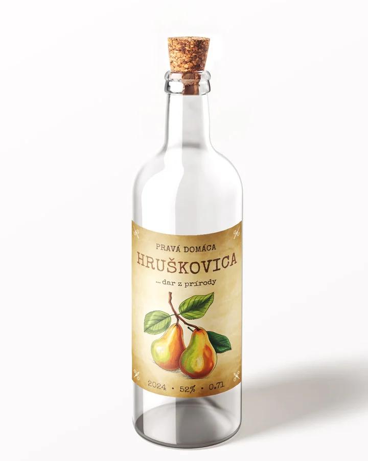 Etikety na pálenku Hruškovica 11 1/3