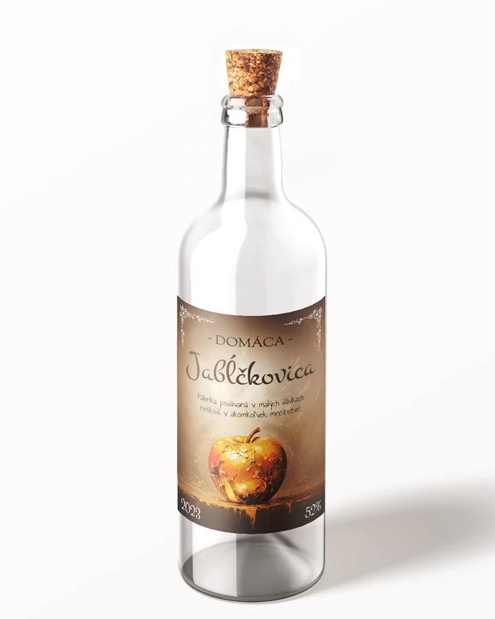 Etikety na pálenku Jabĺčkovica 01 1/3