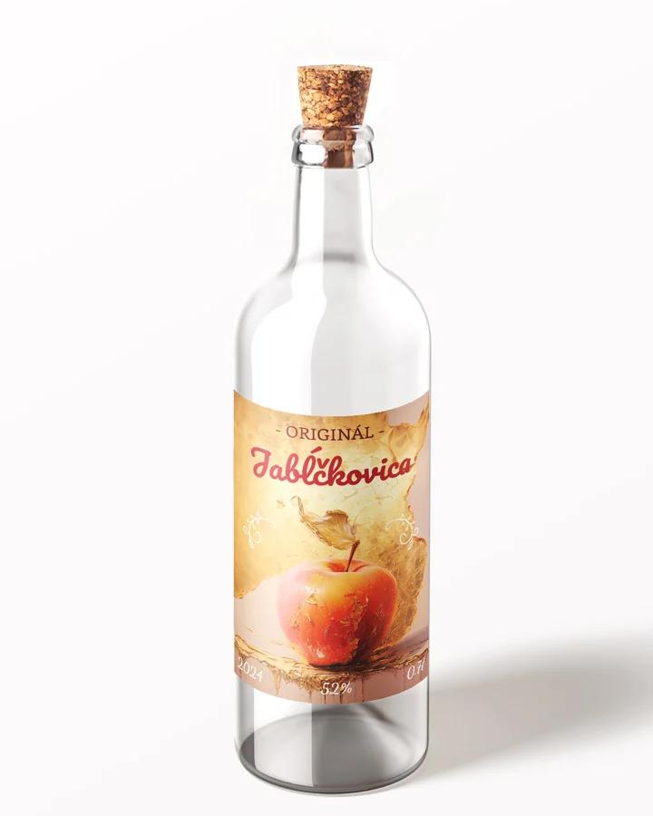 Etikety na pálenku Jabĺčkovica 02 1/3