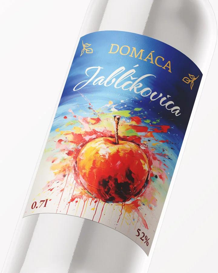 Etikety na pálenku Jabĺčkovica 04 2/3