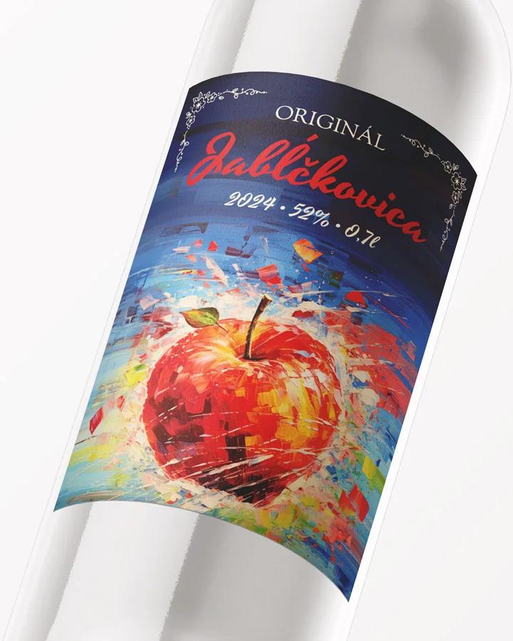 Etikety na pálenku Jabĺčkovica 05 2/3