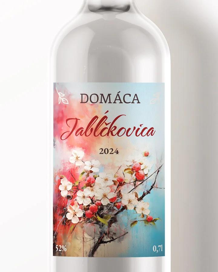 Etikety na pálenku Jabĺčkovica 06