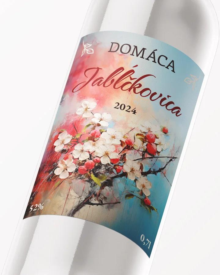 Etikety na pálenku Jabĺčkovica 06 2/3