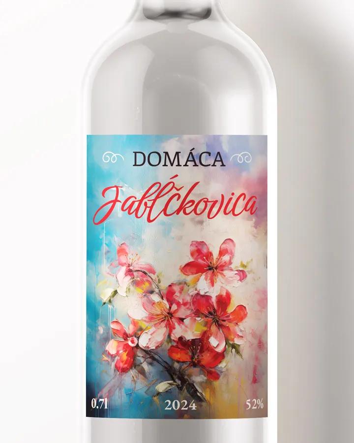 Etikety na pálenku Jabĺčkovica 07