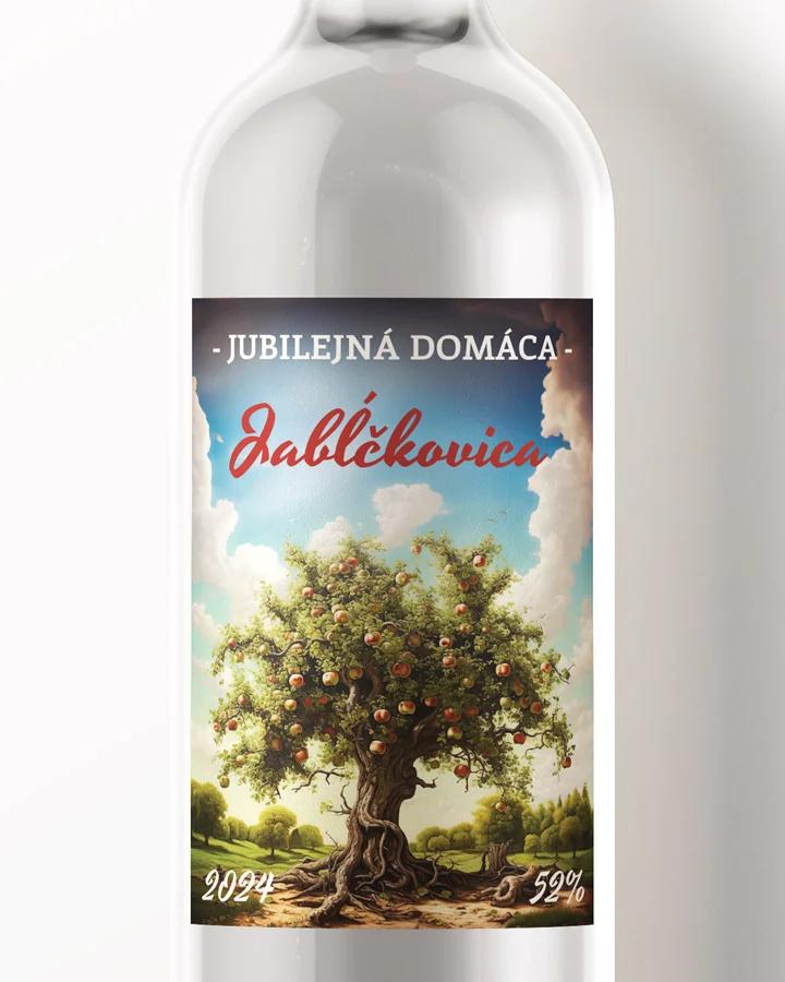 Etikety na pálenku Jabĺčkovica 09