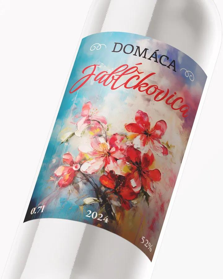 Etikety na pálenku Jabĺčkovica 07 2/3