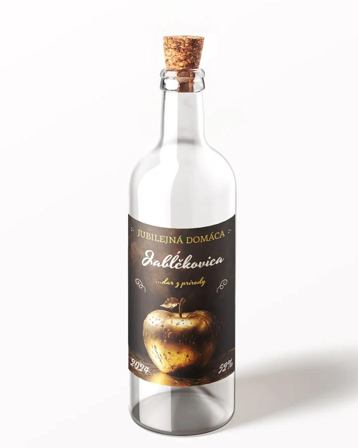 Etikety na pálenku Jabĺčkovica 10 1/3