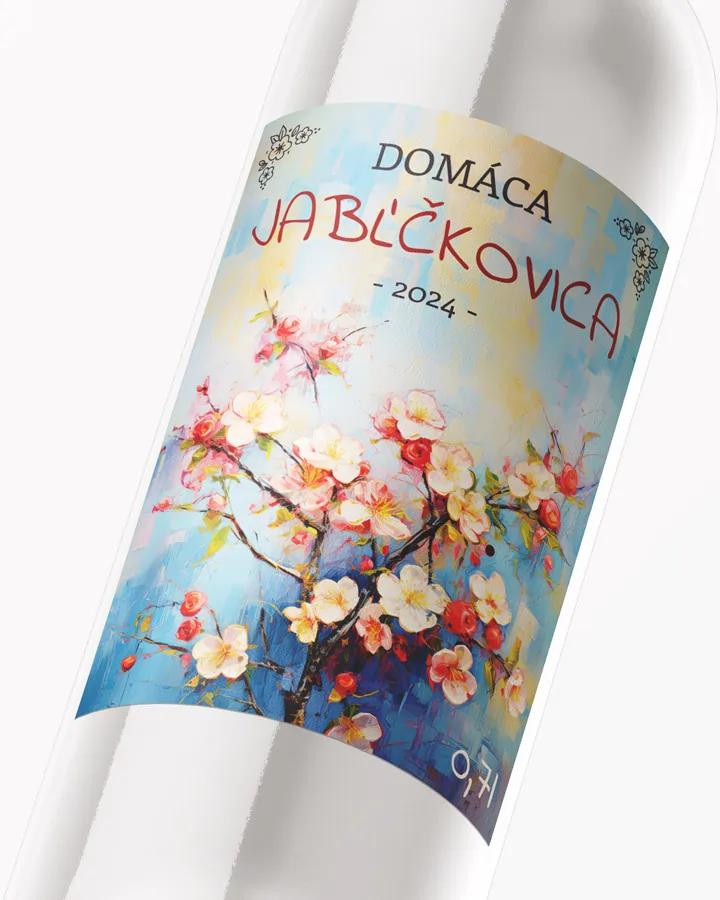 Etikety na pálenku Jabĺčkovica 08 2/3