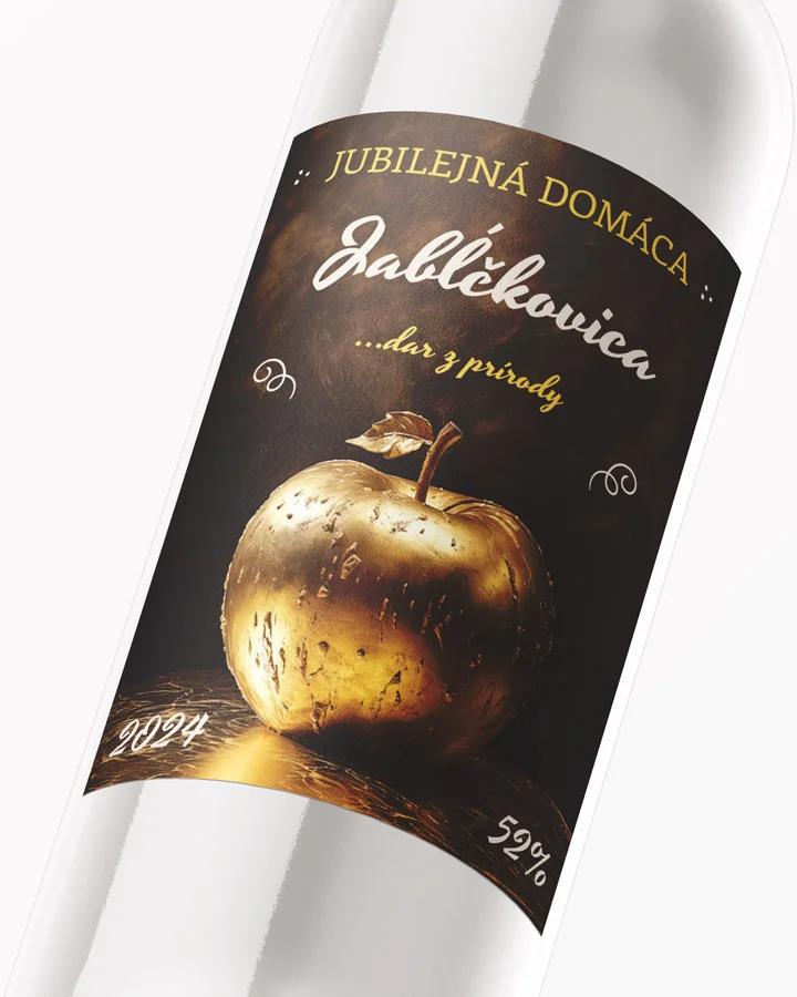 Etikety na pálenku Jabĺčkovica 10 2/3
