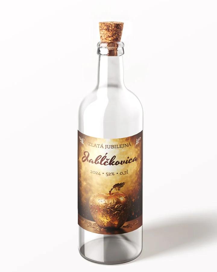 Etikety na pálenku Jabĺčkovica 11 1/3