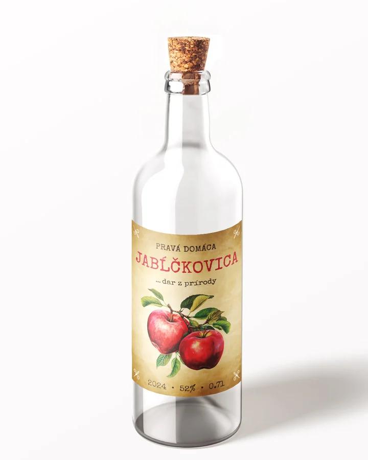 Etikety na pálenku Jabĺčkovica 14 1/3