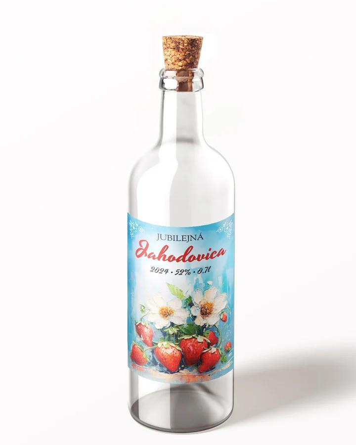 Etikety na pálenku Jahodovica 04 1/3