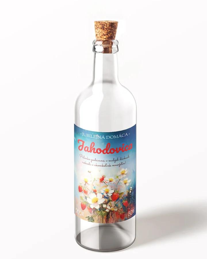 Etikety na pálenku Jahodovica 05 1/3