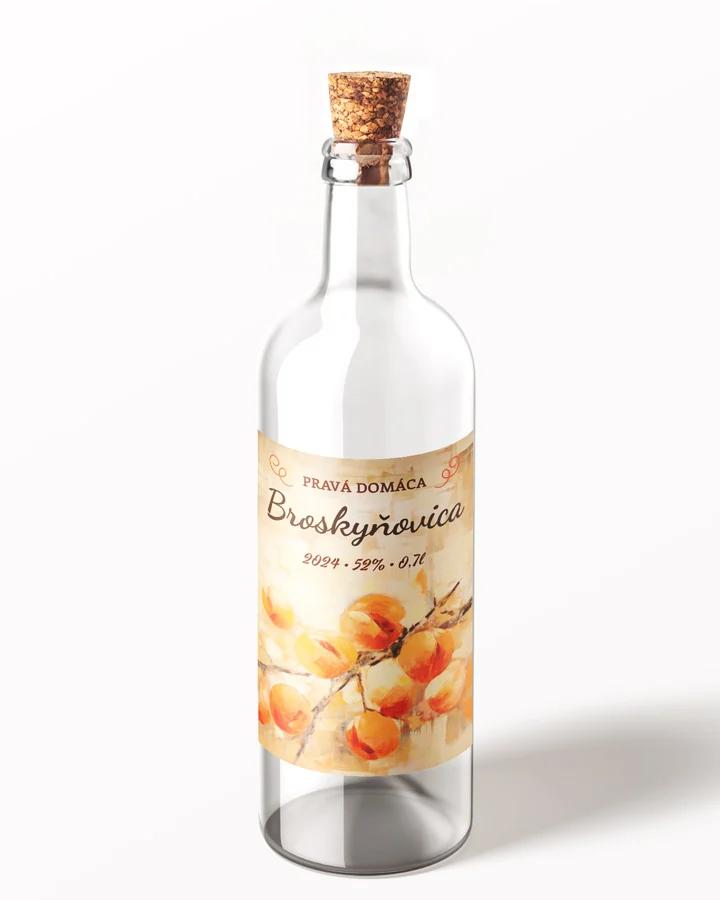 Etikety na pálenku Marhuľovica 03 1/3