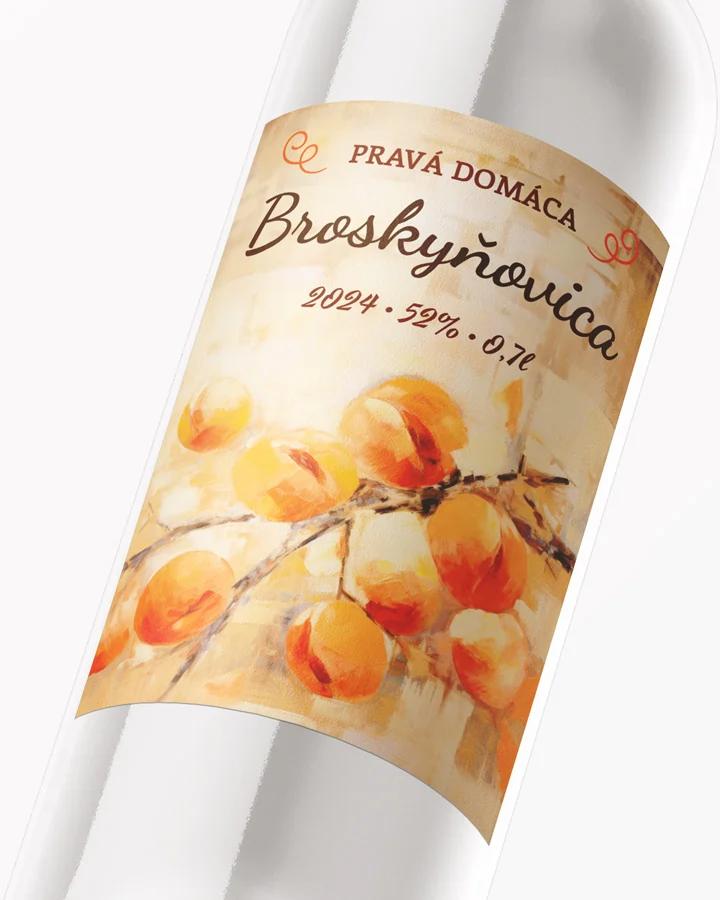 Etikety na pálenku Marhuľovica 03 2/3