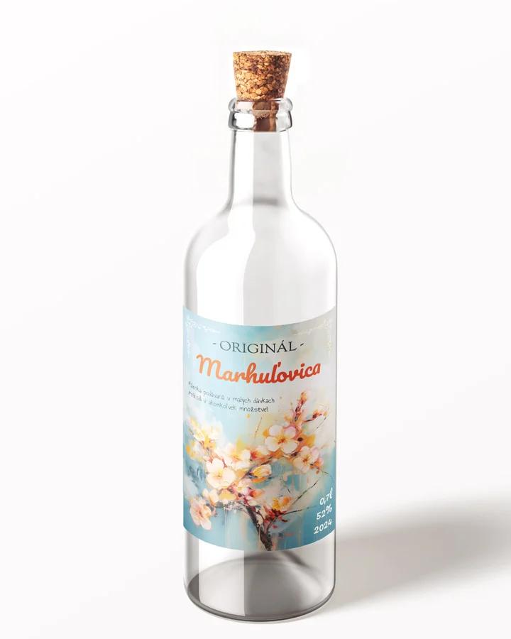 Etikety na pálenku Marhuľovica 06 1/3