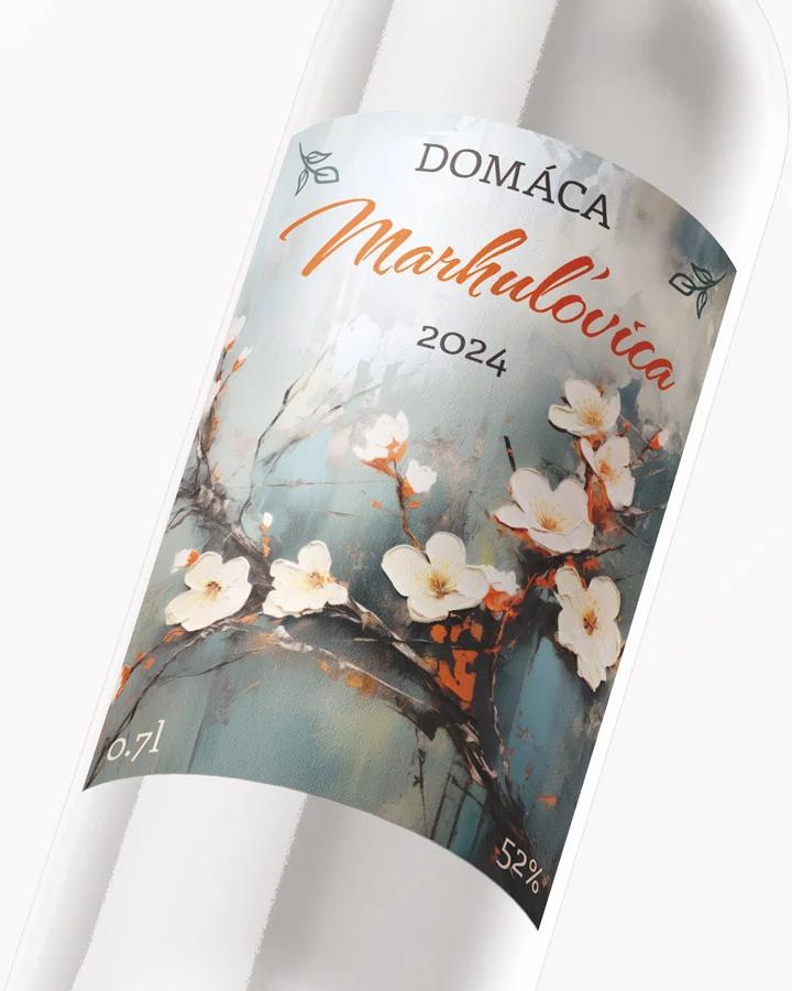 Etikety na pálenku Marhuľovica 07 2/3