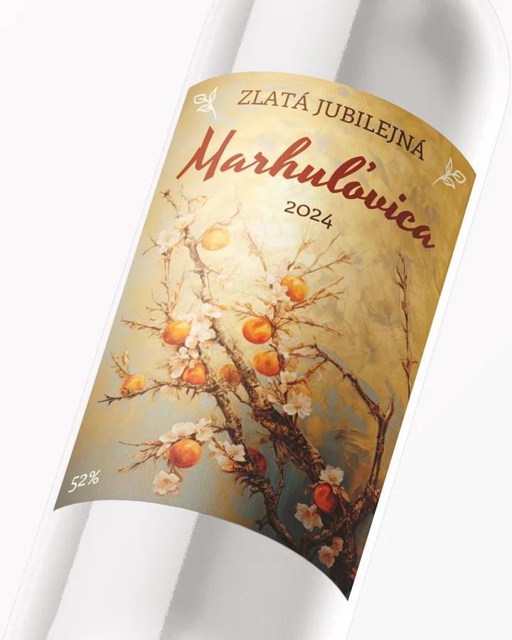 Etikety na pálenku Marhuľovica 08 2/3