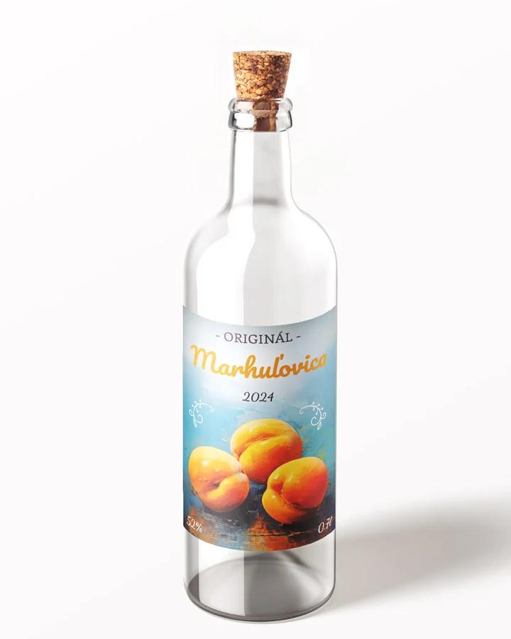 Etikety na pálenku Marhuľovica 09 1/3