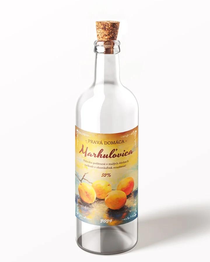 Etikety na pálenku Marhuľovica 10 1/3