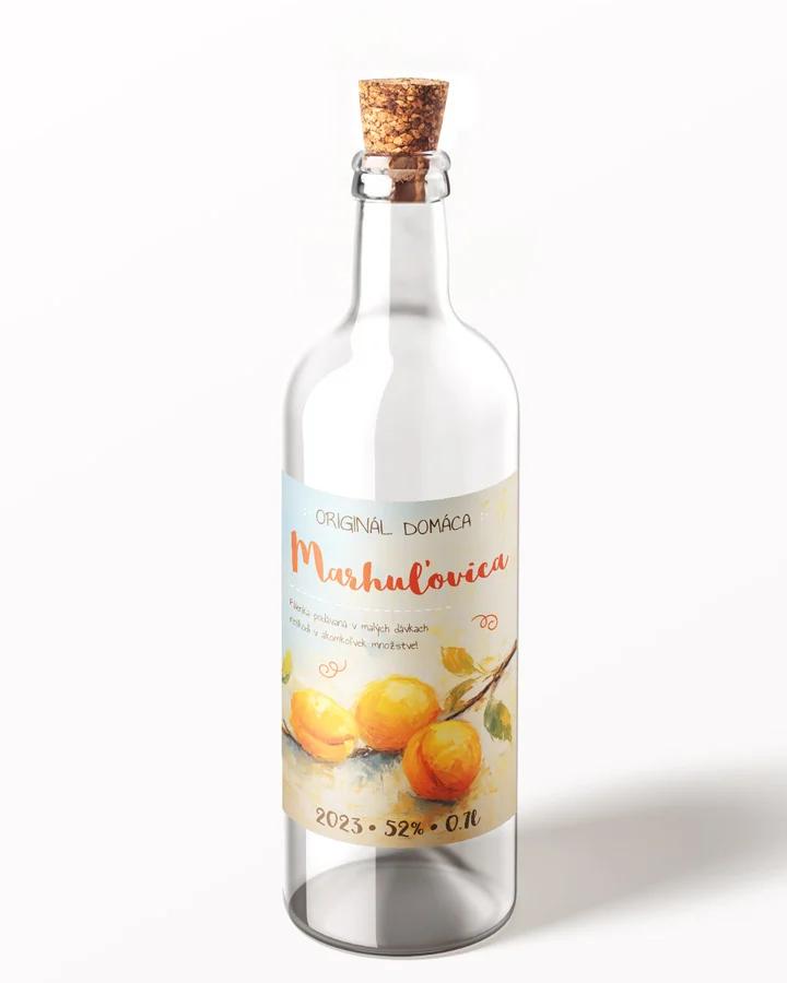 Etikety na pálenku Marhuľovica 11 1/3