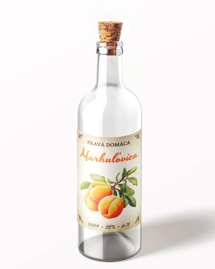 Etikety na pálenku Marhuľovica 13 1/3
