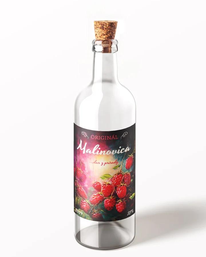 Etikety na pálenku Malinovica 03 1/3