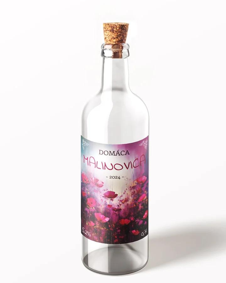 Etikety na pálenku Malinovica 04 1/3