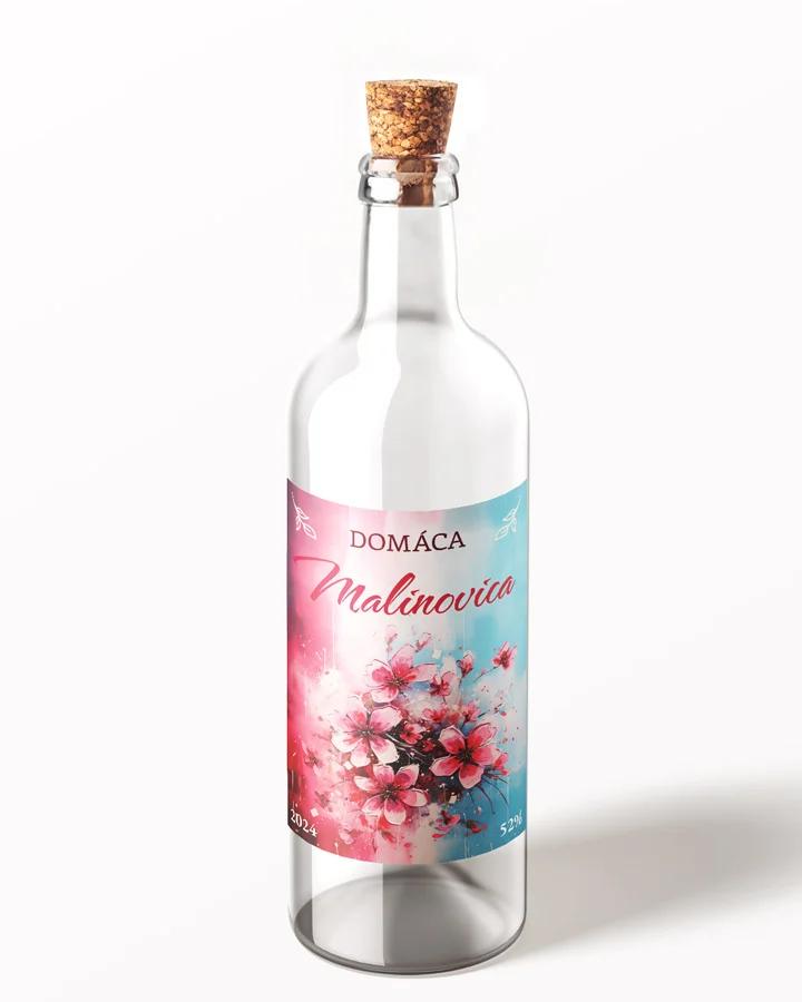 Etikety na pálenku Malinovica 05 1/3