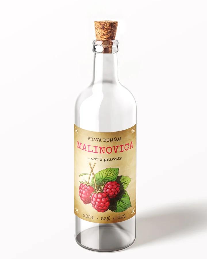 Etikety na pálenku Malinovica 09 1/3