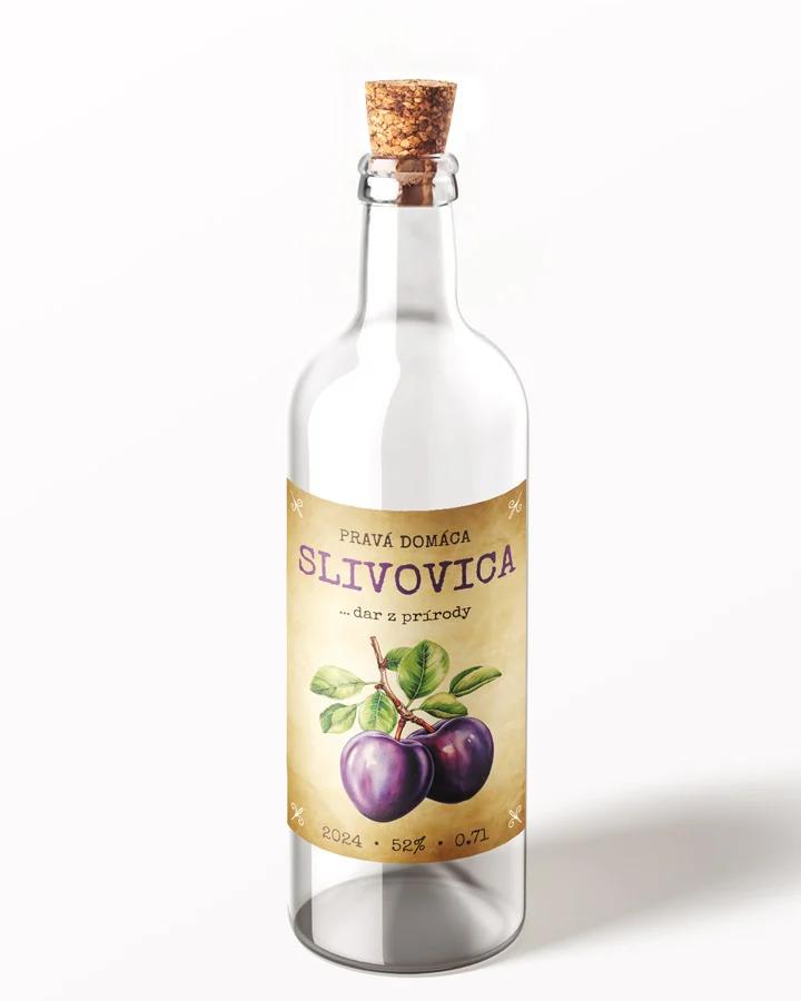 Etikety na pálenku Slivovica 10 1/3