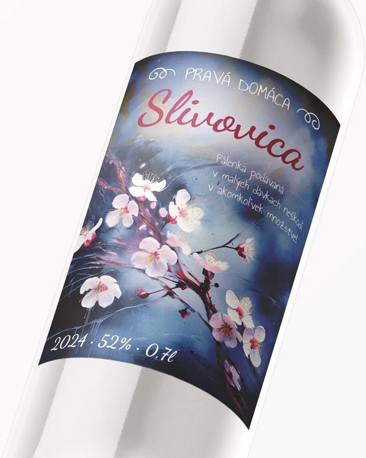 Etikety na pálenku Slivovica 06 2/3