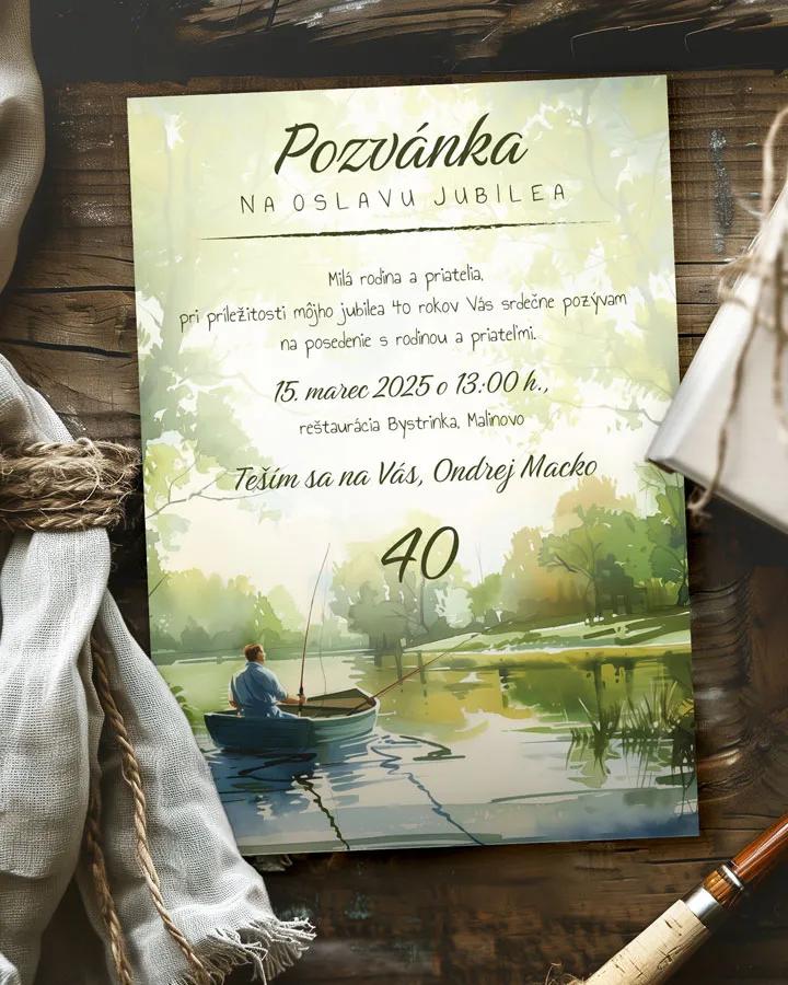 Pozvánka na narodeniny Rybár 02
