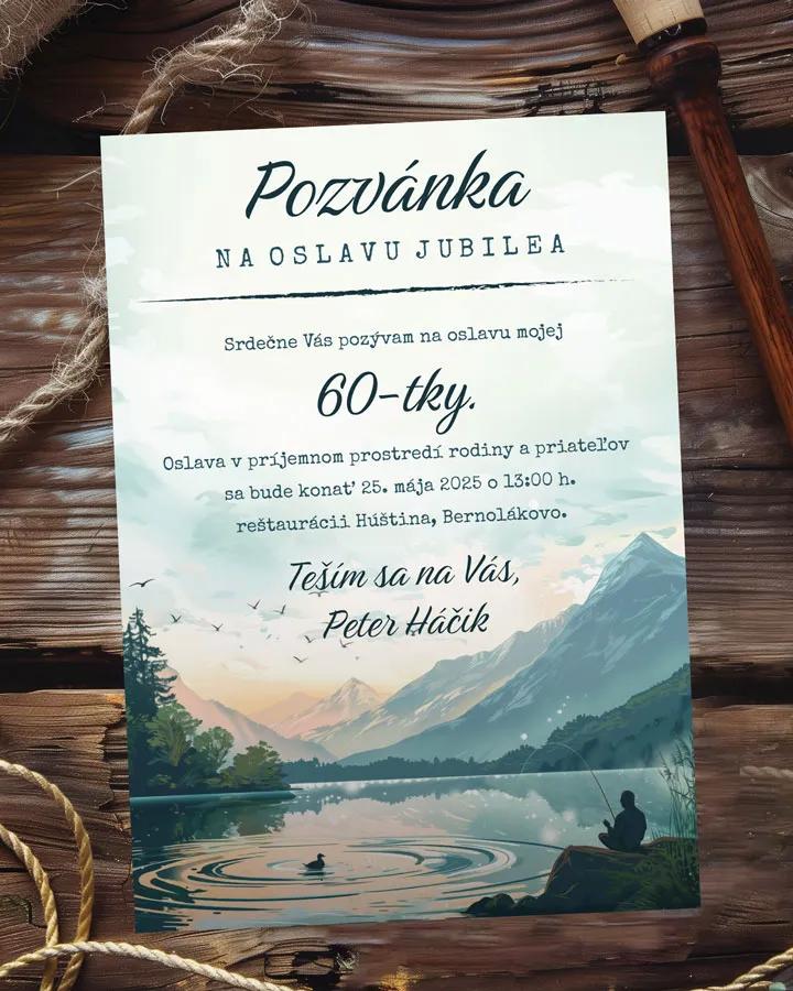 Pozvánka na narodeniny Rybár 03