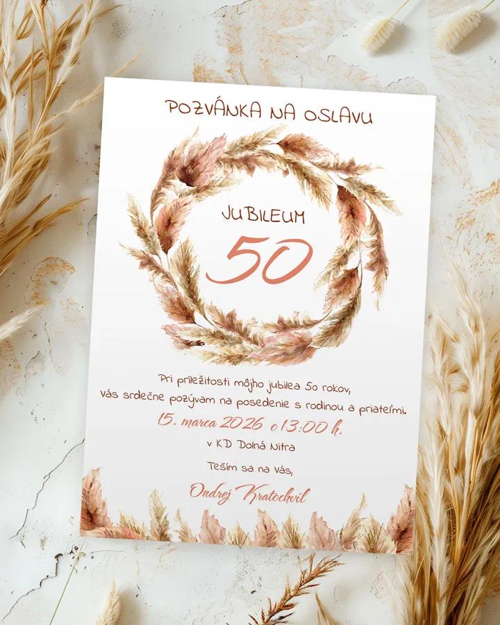 Pozvánka na narodeniny Bohem 01