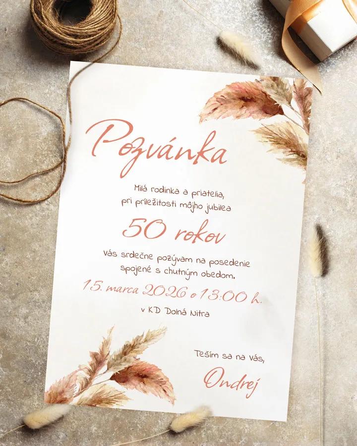 Pozvánka na narodeniny Bohem 02