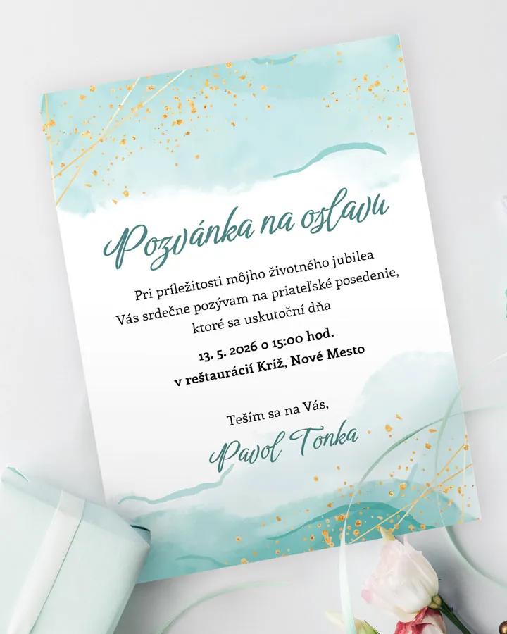 Pozvánka na narodeniny Abstrakt 02